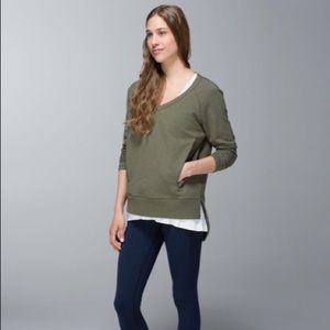 Lululemon After Asana Pullover, Size 6